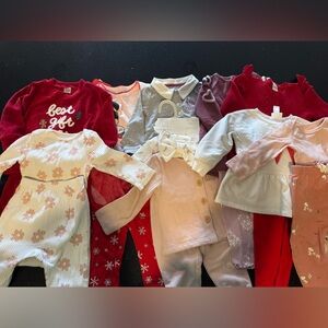 BUNDLE OF BABY GIRL CLOTHES (6-9 MONTHS)